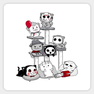 Halloween Cat Tree Sticker